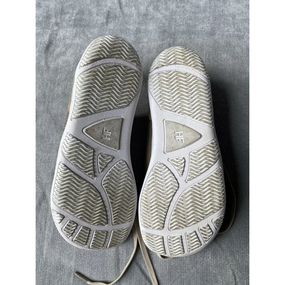 HF Hiker Footwear Beige Knit Sneakers Women's 6 Men's 4 EU 36 Lightweight Walkin - Picture 6 of 6